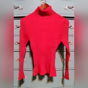 Bamboo Traders ribbed turtleneck sweater